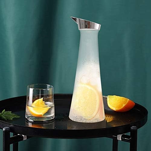 1.4L Water Pitcher, Ice Cold Juice Jug with Lid, Acrylic Transparent
