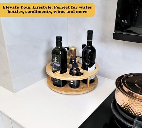 7 Slots Water Bottle Organizer for Stanley Tumbler, Rotatable Stanley