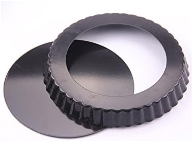 Gabkey 2 Pack Quiche and Tart Pan 6 inch(16cm) Removable Bottom