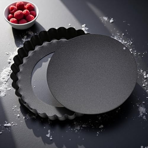Egg Tart Molds Set, 6 Pcs Mini Tart Pans With Removable Bottom, 3.9 In