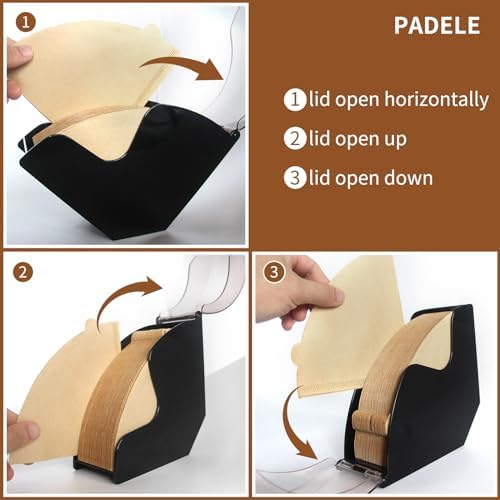 PADELE Coffee Filter Holder, Black