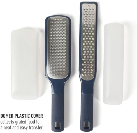 Calphalon Prime Grater and Zester, 2-Piece Stainless Steel Cheese