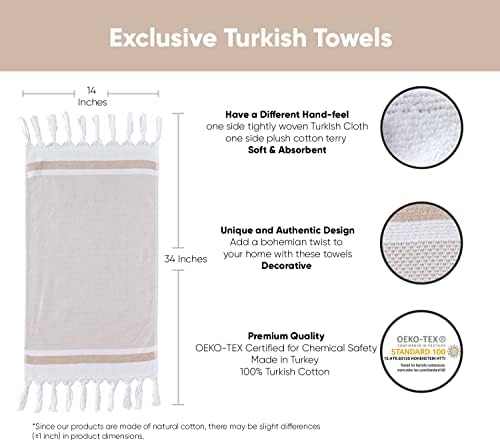 sea me at home Turkish Hand Towels for Bathroom, Kitchen Towels