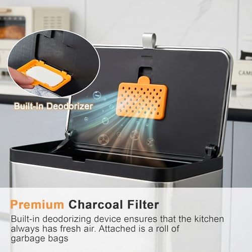 SIDIANBAN Mini Hanging Trash Can with Lid