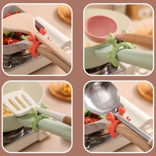 4 Pcs Crab Spatula Holder, Crab Spoon Holder for Pot, Crab Utensil