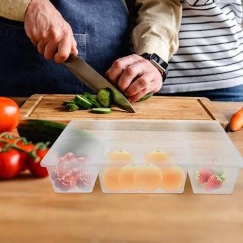 Kichvoe Food Storage Container with Lid, Stackable Refrigerator