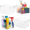 ClearSpace Clear Plastic Storage Bins, Pantry Organizers