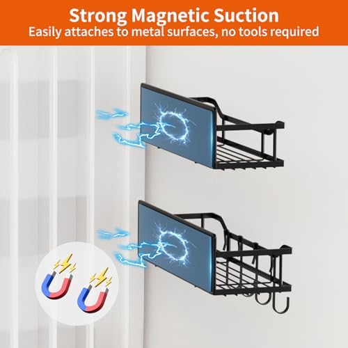 5-Pack Magnetic Shelf Laundry Organizer for Washing Machine