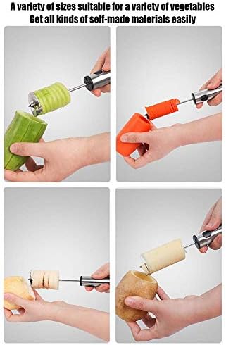 Vegetable Corer Fruit Corer Vegetable Digging Rotating Drill Stainless