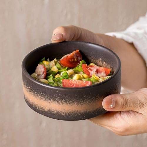 Ceramic Bowl Sets of 4, 4.5 Inches Mix Color, Small Bowls Set