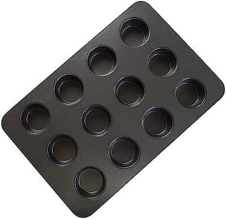 12 Cup Mini Small Muffin Cupcake Pan for Toaster Oven Air Fryer