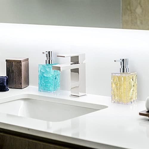 YAUKPH 2 Pack Clear Rust Proof Soap Dispenser