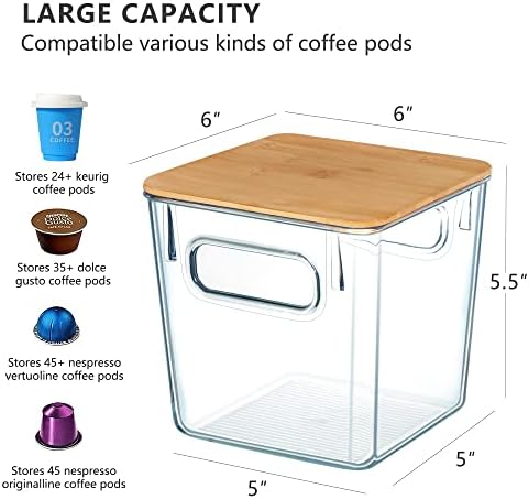Qilinba Coffee Pod Holder K Cup Organizer