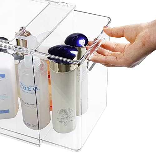 9.5QT Refrigerator Organizer Fridge Storage Bin with Pull-out Drawer