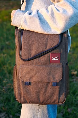Insulated Wine Cooler Bag Set with 2 Stainless Steel Tumblers
