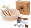 9-Inch Round Banneton Proofing Basket Sourdough Baking Kit