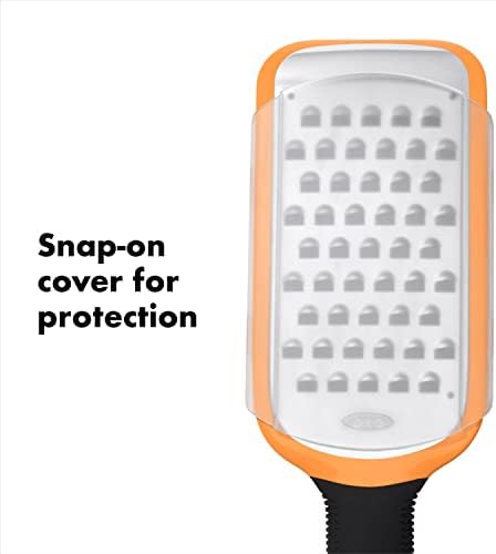 OXO Good Grips Etched Coarse Grater with Handle, Orange