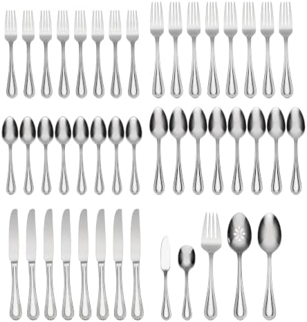 Oneida Countess 45-Piece 18/0 Silverware Set for 8, Flatware
