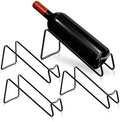 TONLEA Countertop Wine Rack, 4 Pcs Wine Bottle Holder, Metal Small