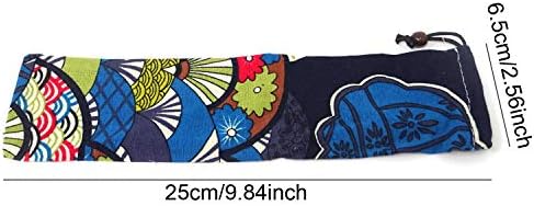 "Honbay 5PCS Portable Straw Carrying Case Straw Pouch Travel Bag for