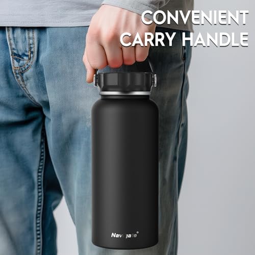 Navigate 32oz Insulated Water Bottle for Sports, Keep Cold 24H