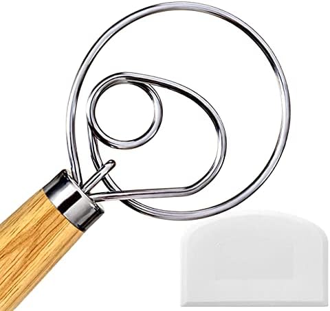 Danish Dough Whisk, Sourdough Tools For Bread Mixer,Sourdough Starter