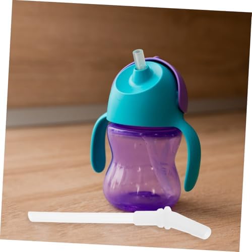 2 Sets Silicone Straw Replacement with Tips and Seal Ring for Kids