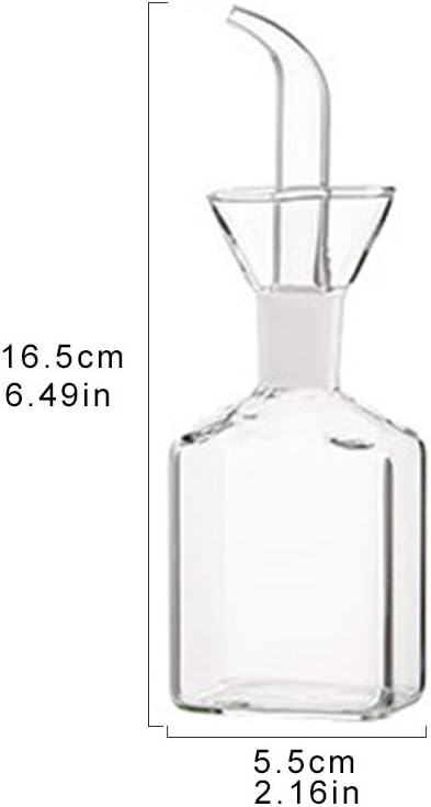 LandHope Oil Bottle Glass Olive Oil Dispenser Bottle Glass Cooking Oil Vinegar - Image 6