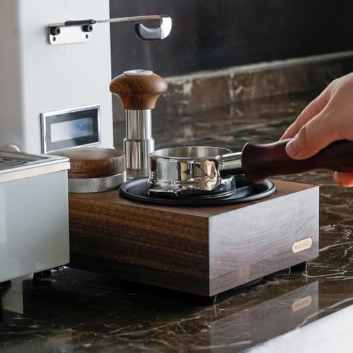 Watchget Espresso Tamping Mat & Knock Box - Coffee Knock Box with
