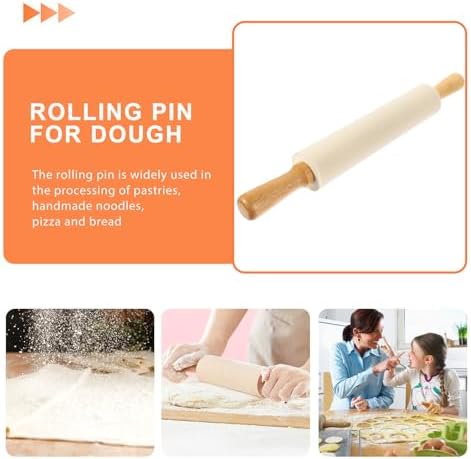 Silicone Dough Rolling Pin Xmas for Rolling Dough Cookies