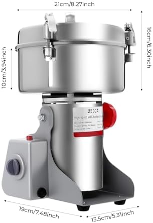 Electric Grain Mill Grinder, 2500g, 4500W