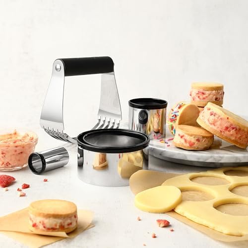 Spring Chef Stainless Steel Magnetic Measuring Cups & Spoons, Set of