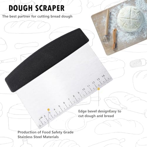 Bread Making Tool Set,Dough Scraper and Bread Scoring Tool for Making