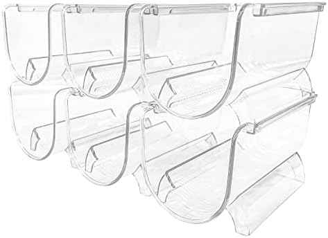 Sutekus 6 Pack Stackable Wine Rack Wine Holder Water Bottle Holder