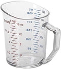 Cambro Camwear 1-Pint Polycarbonate Measuring Cup, Clear (50MCCW135)