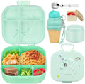 Lunch Box Kids, Girls Lunch Box 5 Compartment Bento Box for Kids with