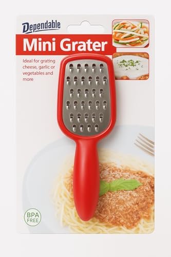 Mini Stainless Steel Grater with BPA-Free Handle – 5-Inch Cheese