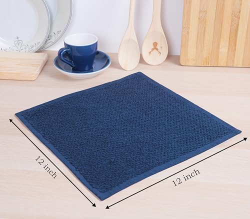 AMOUR INFINI Cotton Kitchen Dish Cloths Set of 8 – Highly Absorbent