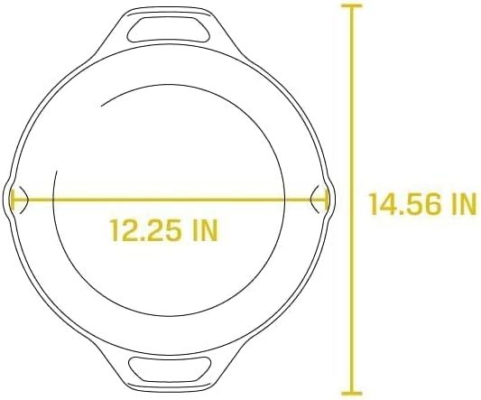 Lodge 12 Inch Pre-Seasoned Cast Iron Skillet - Image 4