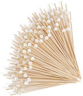 [300 Pcs] White Pearl Cocktail Picks Toothpicks for Appetizers