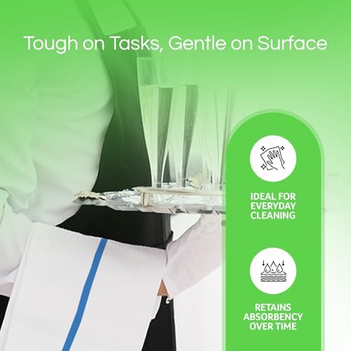 Towels N More 24 Pk 16x19 Cotton Kitchen Cleaning 30 Oz Bar Mop Towel