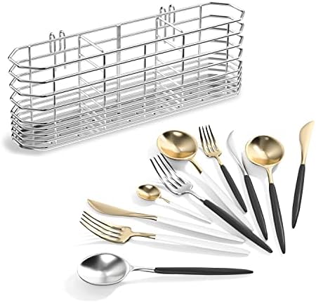 JAQ Utensil Holder for Sink, Sus304 Stainless Steel Rust Free