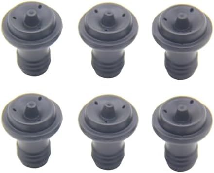 Wine Saver Vacuum Stoppers Pack of 6 Rubber Wine Stoppers, for Wine