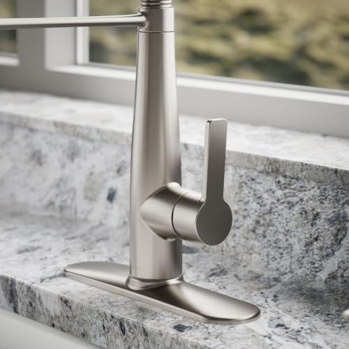 KOHLER K-R22745-SD-VS Kitchen Faucet, Vibrant Stainless
