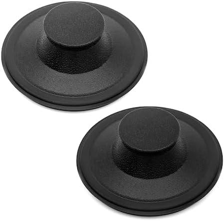 (2 Pack) Exact Replacement for InSinkErator STP-PL/STPPL Black Rubber