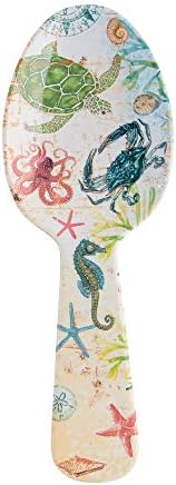 UPware Sea Life Melamine Salad Servers, Serving Utensil Set, Includes