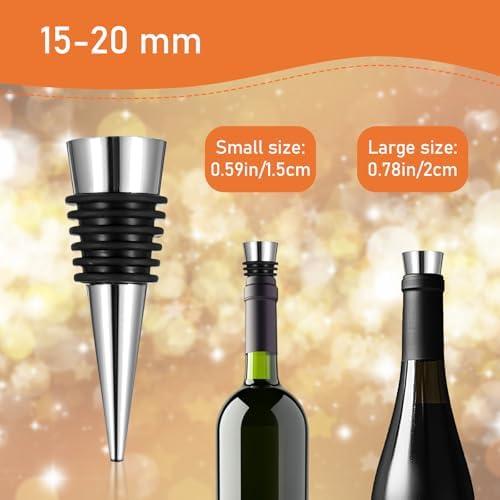 WLLHYF 50 PCS Wine Stopper Reusable Decorative Bottle Stoppers Vacuum