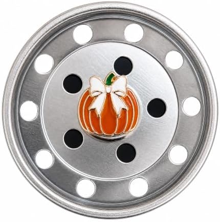 Stainless Steel Sink Strainer Stopper with Pumpkin Bowknot