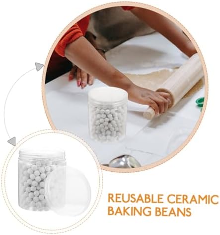 Reusable Ceramic Baking Beans 1 Bottle 9-10mm for Pie Crusts