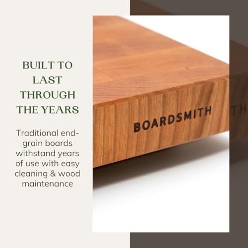 The Boardsmith Maple Sidekick End Grain Cutting Board